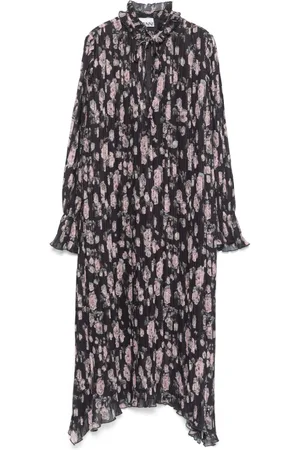 Ganni Vestido con estampado floral