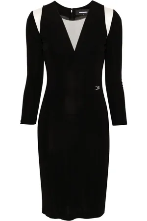 Dsquared2 Vestido con placa del logo