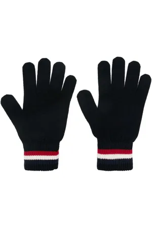 Moncler Guantes con rayas tricolor