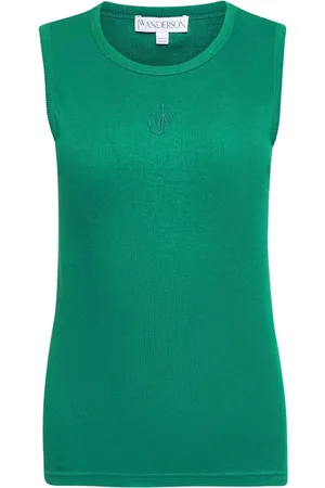 J.W.Anderson Top sin mangas con logo Anchor