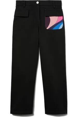 PUCCI Junior Pantalones rectos con pinzas