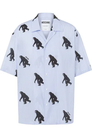 Moschino Camisa con estampado gráfico