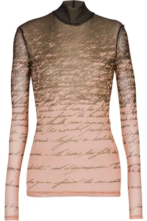Balmain Top con estampado Love Letter