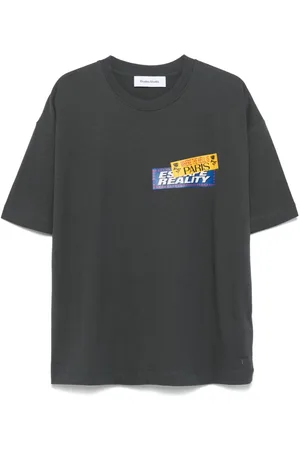 Etudes Camiseta con estampado de pegatinas