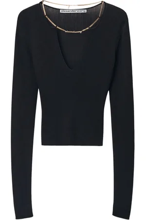 Alexander Wang Top con placa del logo