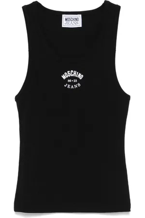 Moschino Top con logo estampado