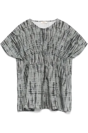 Le pandorine Top con estampado tie-dye