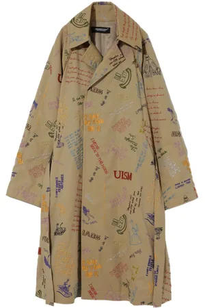 UNDERCOVER Gabardina con diseño bordado