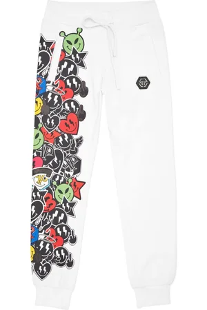 Philipp Plein Pantalones de chándal con motivo Smiley