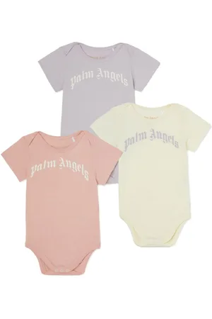 Palm Angels Pack de tres bodies estampados