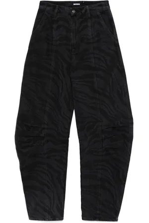 ROTATE Pantalones con motivo de cebra