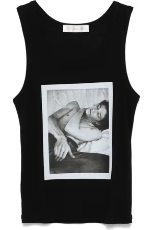Ludovic De Saint Sernin Top sin mangas con estampado Self Portrait de x Robert Mapplethorpe