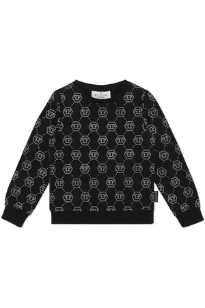 Philipp Plein Camiseta con monograma y apliques