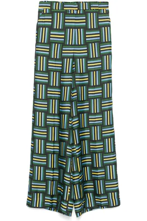 Dorothee Schumacher Pantalones estampados de seda