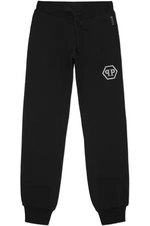 Philipp Plein Pantalones de chándal con aplique del logo