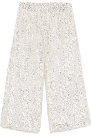 Le pandorine Pantalones anchos con lentejuelas