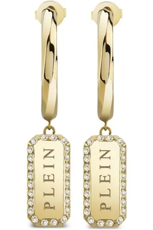 Philipp Plein Pendientes Crystal Tag