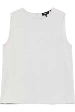 THEORY Top Straight Shell sin mangas
