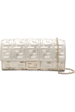 Fendi Cartera continental con cadena