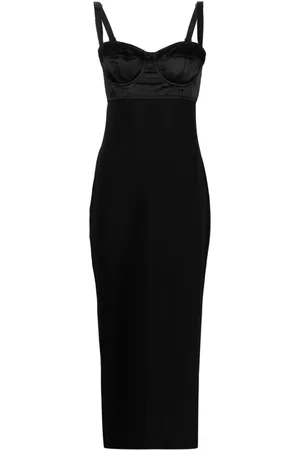 Dolce & Gabbana Vestido con panel en contraste de Kim