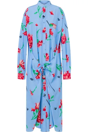 Moschino Vestido midi con estampado floral