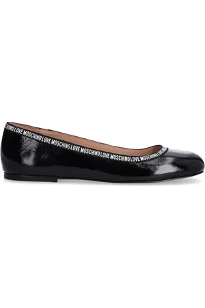 Moschino Bailarinas con ribete del logo