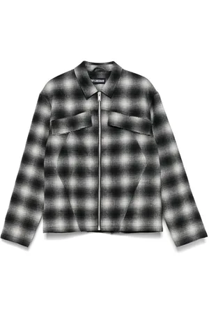 HAN Kjøbenhavn Sobrecamisa acolchada a cuadros
