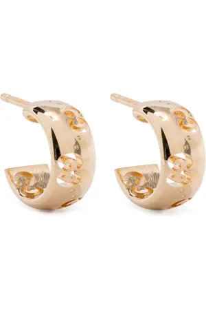 Gucci Pendientes de aro Icon en oro amarillo de 18 ct