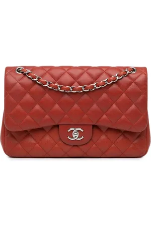CHANEL Bolso de hombro jumbo con solapa doble 2010-2011