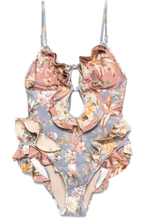 ZIMMERMANN Bañador Tallow Waterfall Frill