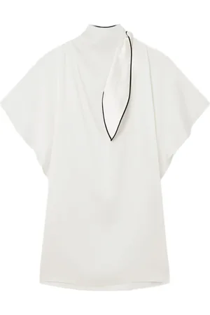 Stella McCartney Vestido corto con cuello alzado
