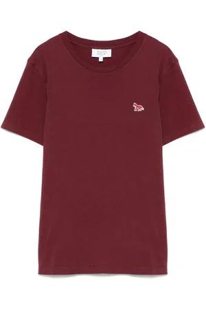 Maison Kitsuné Camiseta con motivo de zorro