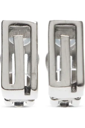 Givenchy Pendientes de clip con logo 1990-2000
