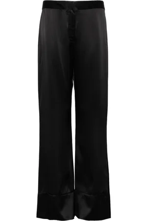 Kiki de Montparnasse Pantalones oversize de seda