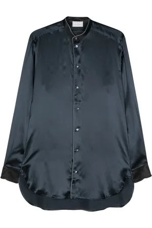 PIERRE-LOUIS MASCIA Camisa con cuello mao