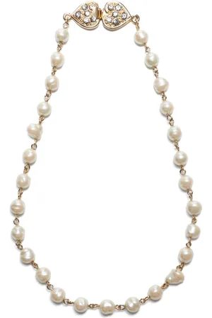 Saint Laurent Collar de perlas artificiales 1990
