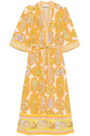 ALÉMAIS Vestido midi Diana