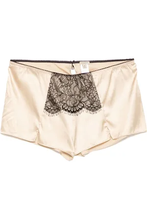 Burberry Pantalones cortos de pijama con detalle de encaje