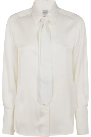Paul Smith Camisa con cuello lazado