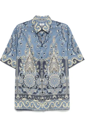 Etro Camisa con estampado de cachemira