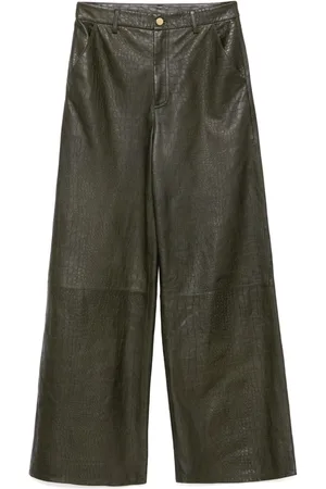 Cynthia Rowley Pantalones anchos con relieve
