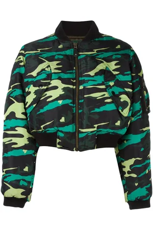 Jean Paul Gaultier Chaqueta bomber con motivo militar