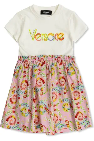 VERSACE Vestido Floral Swirl estilo camiseta