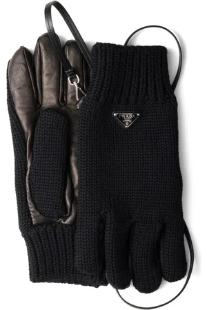 Prada Guantes con paneles