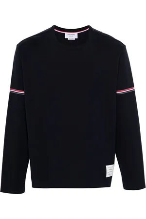 Thom Browne Camiseta con rayas RWB