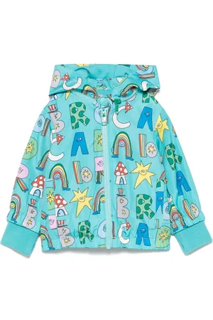 Stella McCartney Chaqueta con estampado gráfico