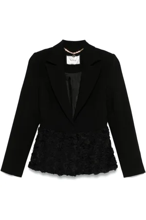 NISSA Blazer con aplique floral