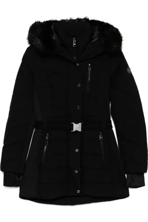 Michael Kors Chaqueta con cinturón y motivo chevron