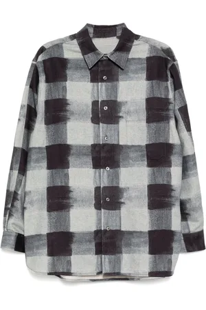 CROQUIS Camisa con motivo a cuadros