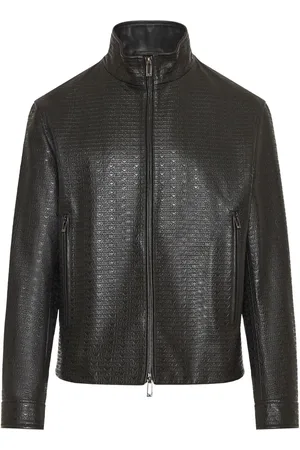 Emporio Armani Chaqueta con logo en relieve
